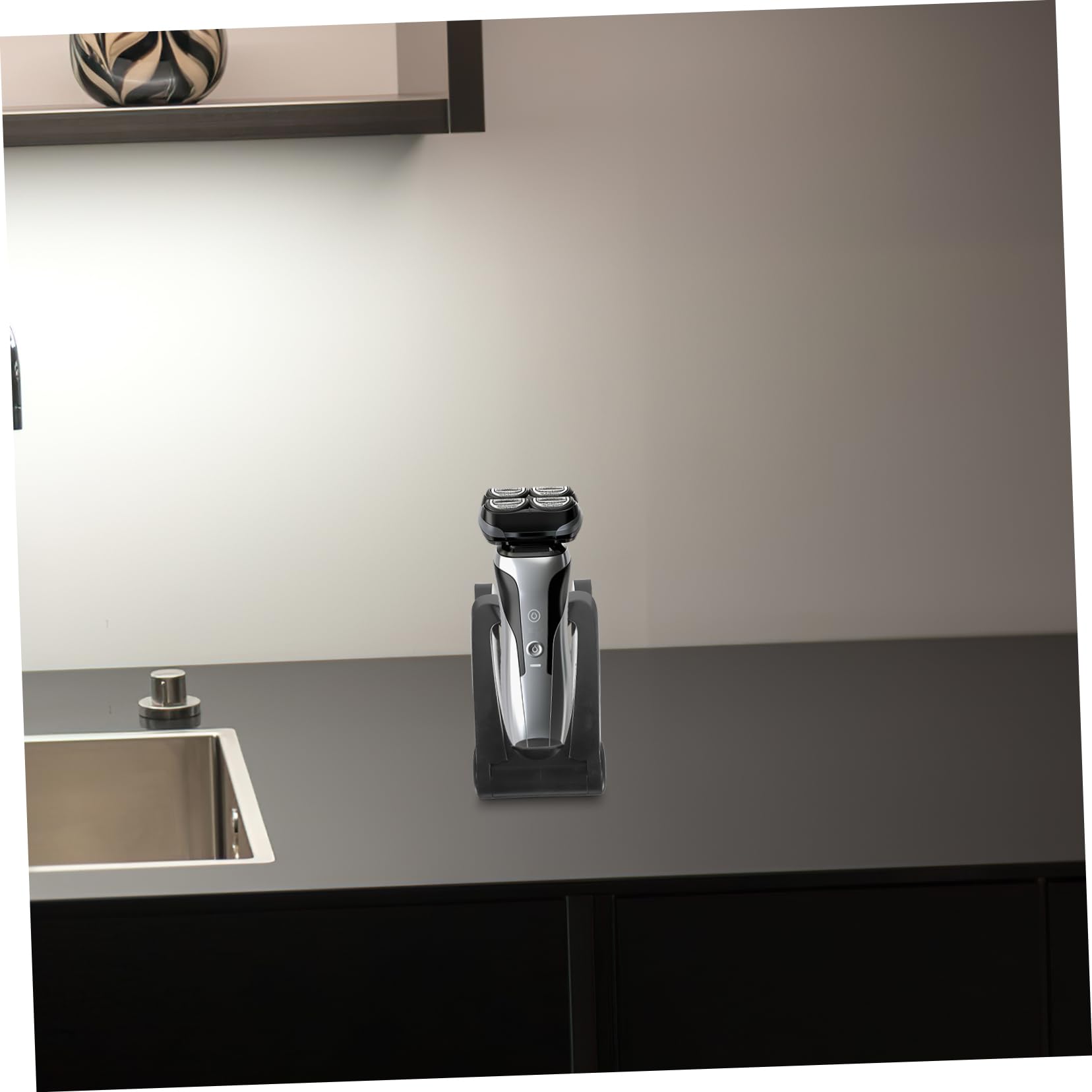 FRCOLOR 4pezzi Storage Stand Per Rasoio Manuale Supporto e Stabile Organizer Elegante e Sicuro Per La Tua Routine Di Rasatura