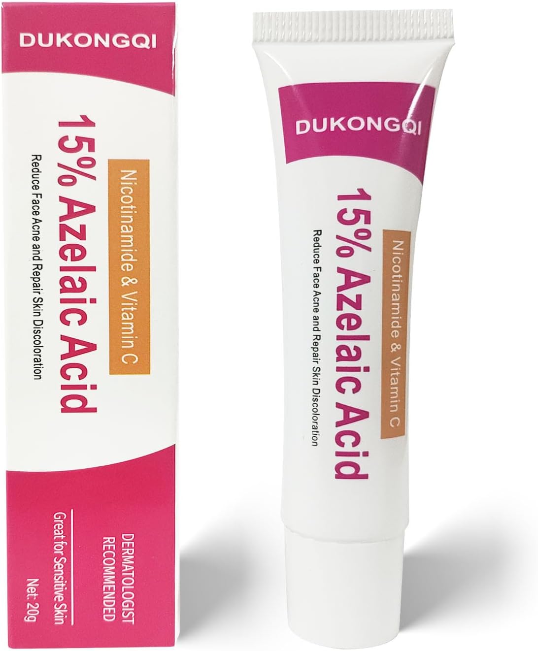 Azelaic Acid for Face Balance Skin Tone & Cleanse Pores, Azelaic Acid Serum Acido Azelaico-Relieve Acne, Blackhead & Redness,Premium Skin Care, 20g (1 PCS)