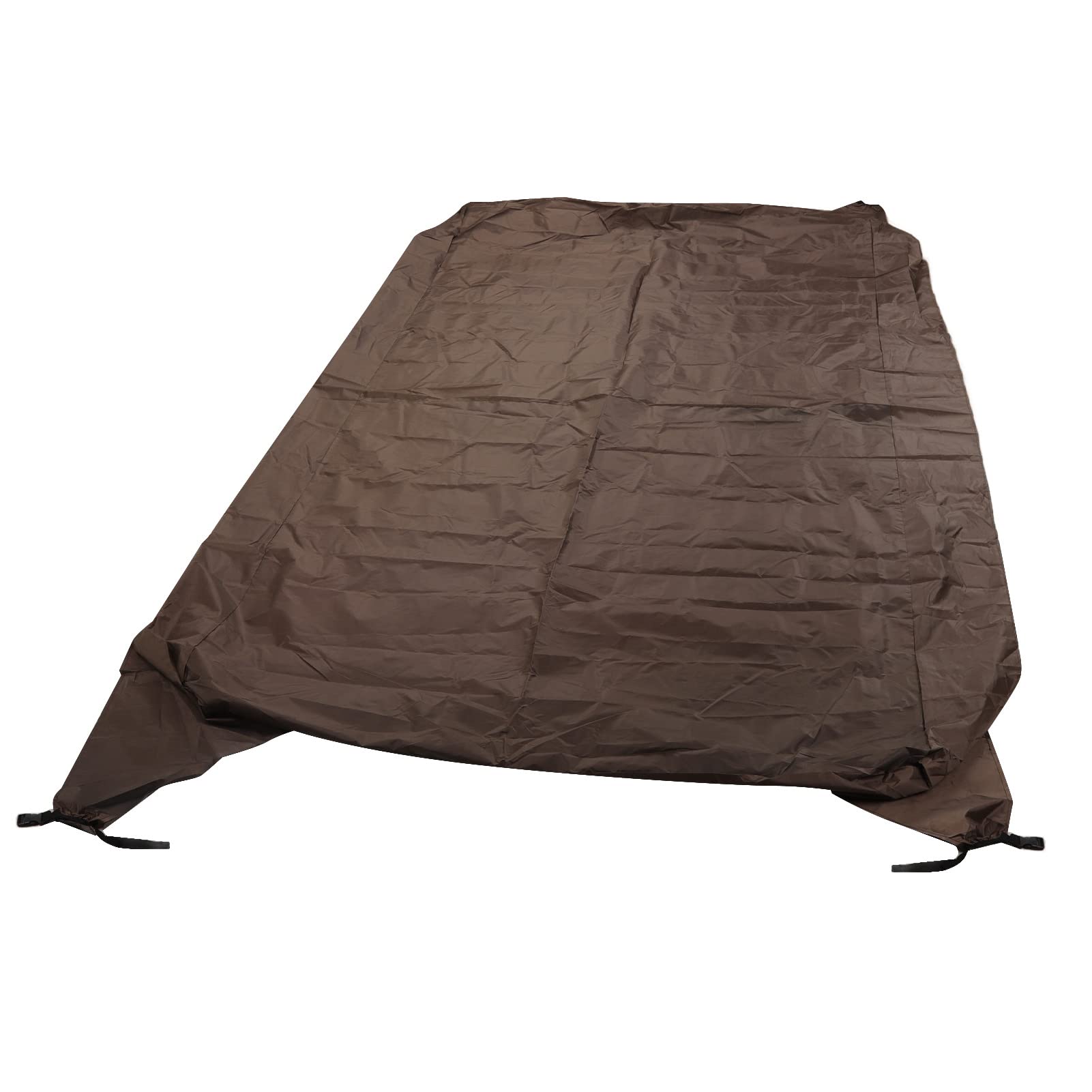 Couverture table de tennis 210D oxford café imperméable 280x153x73 cm