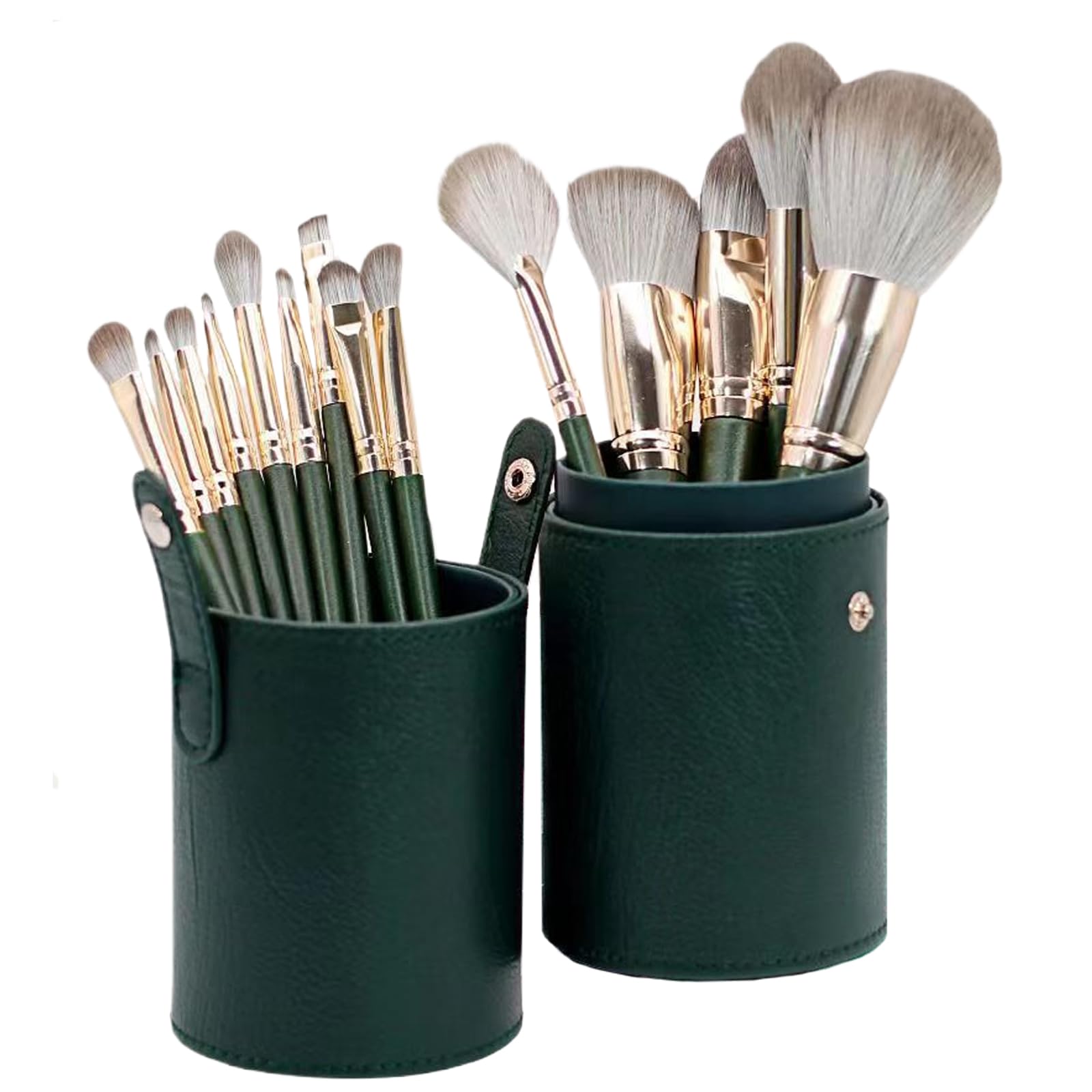 【美品】アムウェイ 高級メイクブラシセット ポーチ付き 美品】アムウェイ 高級メイクブラシセット ポーチ付き 高級メイク