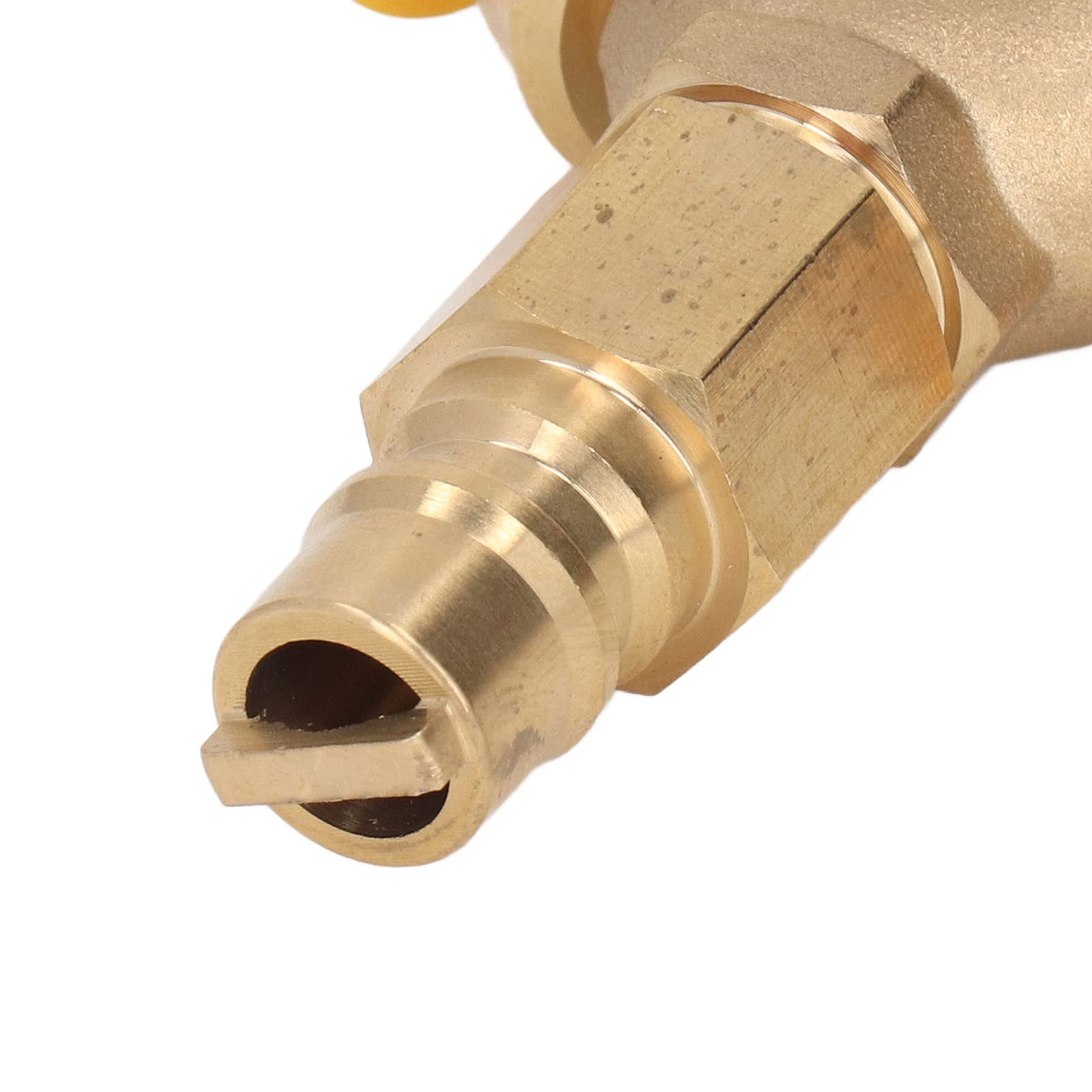 Splitter a Y per Gas da 3/8 di Pollice con Attacco Rapido, Connettore in Gomma in Ottone, Prestazioni Sicure per più Dispositivi, Funzionamento Semplice, Ampia Applicazione per