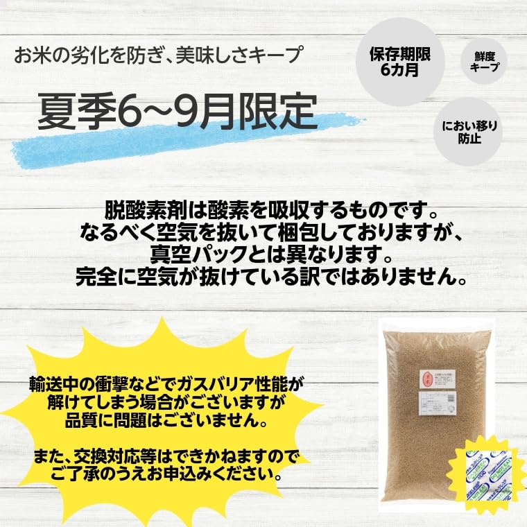 Amazon.co.jp: 【玄米】令和7年 福島県産 会津コシヒカリ 30kg（5kg×6