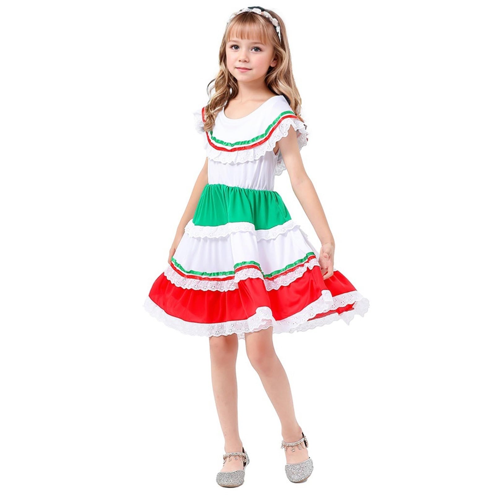 Vestido de niña floral ideal para vacaciones de playa y paseos 6