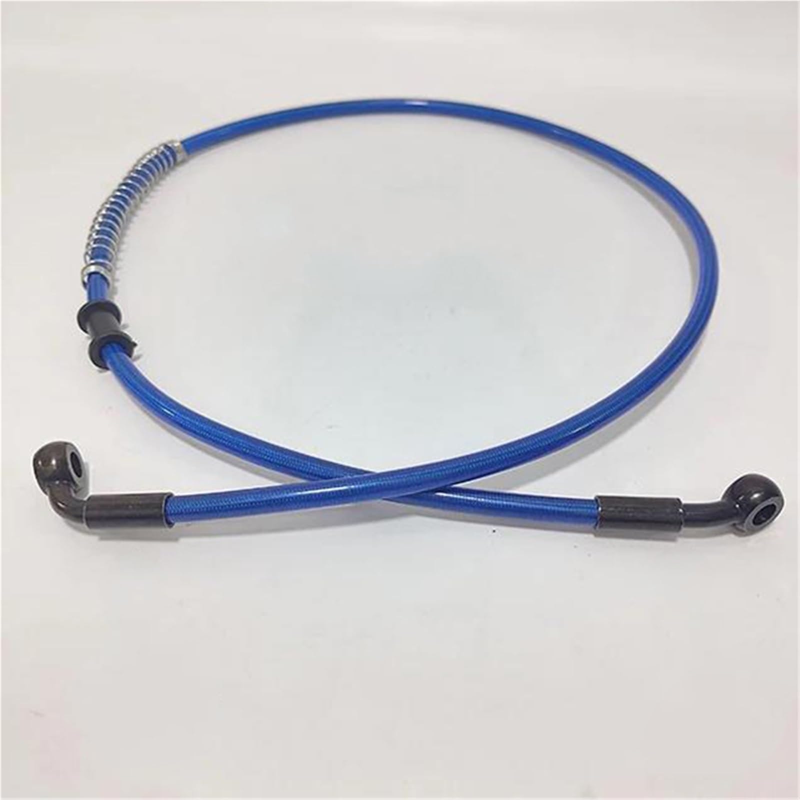 Shqxd One Color Hydraulic Brake Hose Motorcycle Accessories Dirt Bike 28°-90° M8 Braided Brake Line Steel Cable Hydraulic Oil Hose 10Mm-500Mm(50Cm)