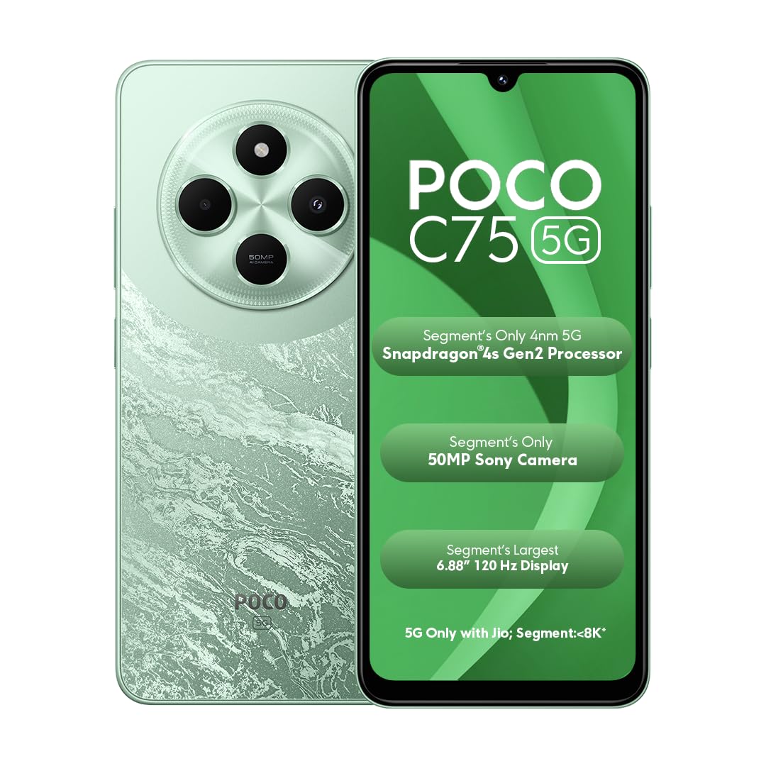price history - POCO C75 5G, Enchanted Green (4GB, 64GB)