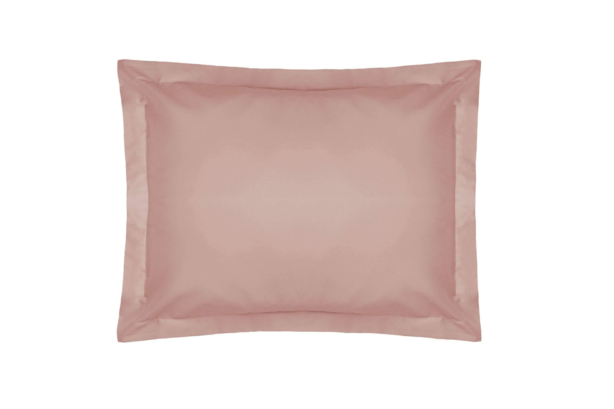 Belledorm Pink Pillowcase, 200 Thread Count Percale (Oxford, Blush)