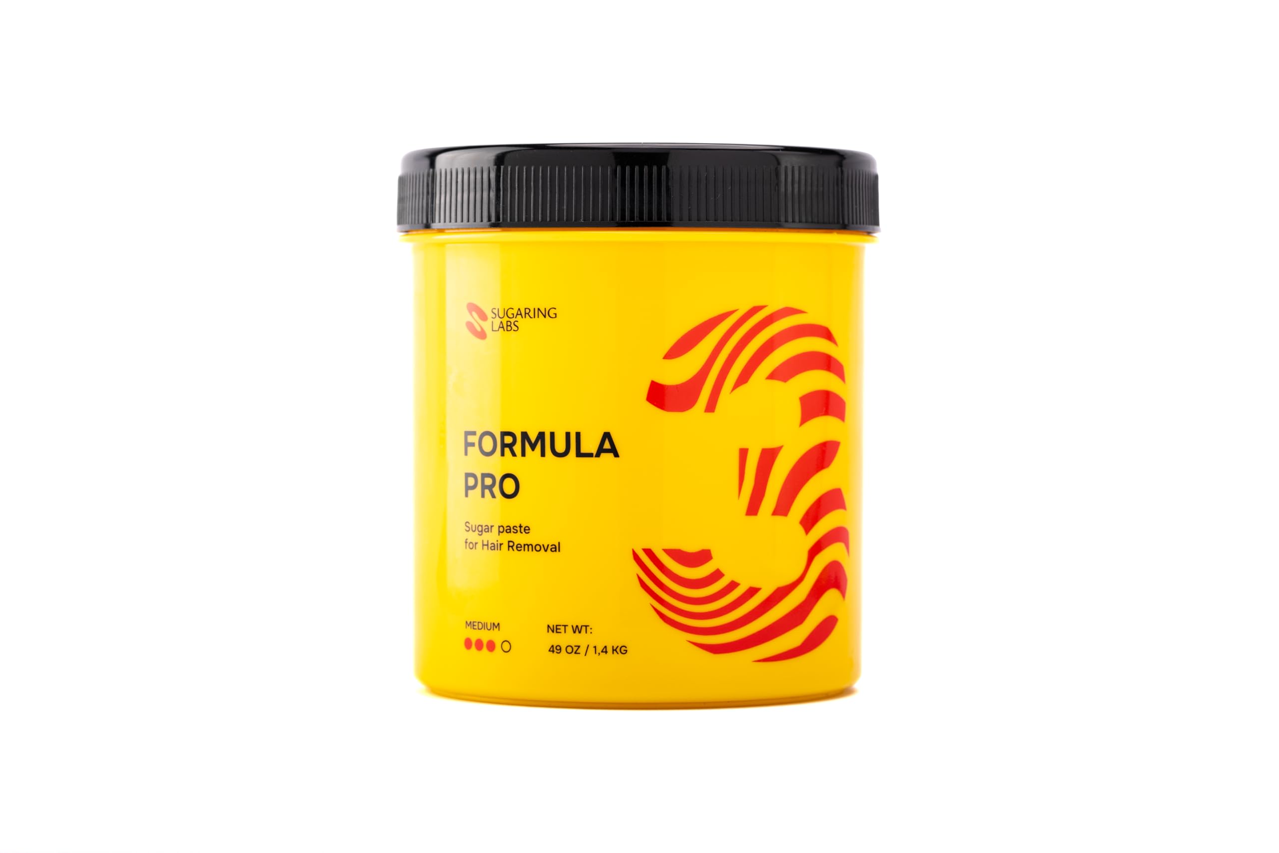 Sugaring Paste FORMULA PRO for Hair Removal MEDIUM for All Hair Types, Brazilian bikini, Legs, Arms, Sugar Wax Kit 49 oz/ 3 lb