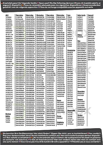 DEKAROX Keilriemen Antriebsriemen 7PH 1971 für Trockner Waschtrockner, passend für Electrolux AEG 14005625401/8 140056254018