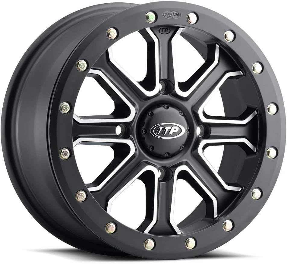 ITP Inertia Beadlock 14" UTV Wheels/Rims Black Polaris RZR 1000 XP/Ranger XP 900/1000