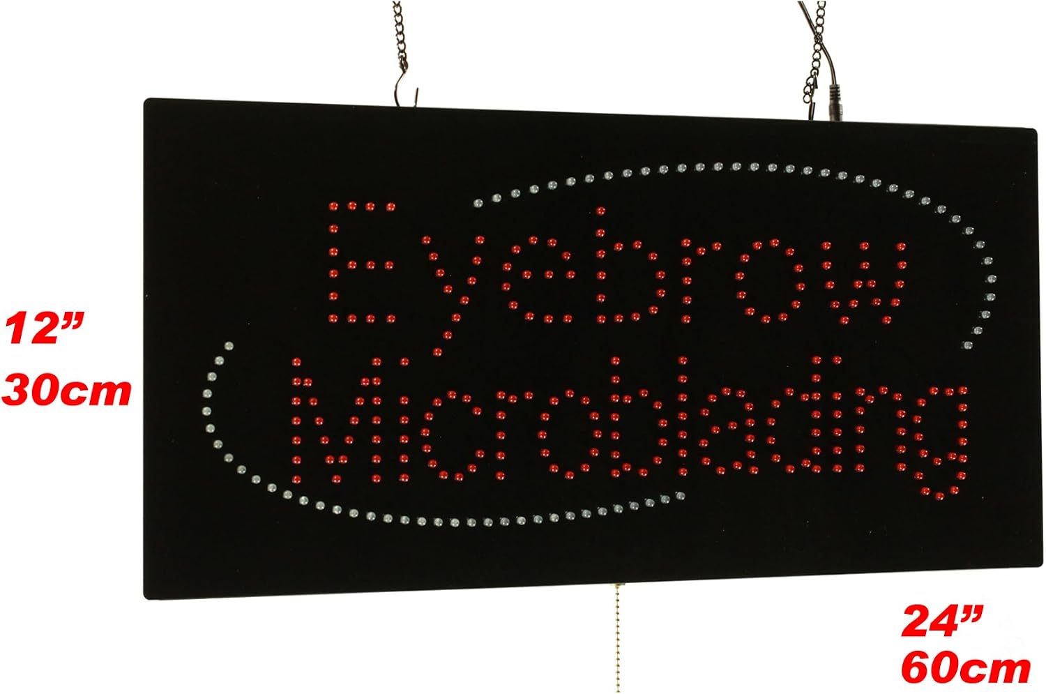 Eyebrow Microblading Sign, 24"x12", 60x30cm, TOPKING, LED, Neon, Florescent, Signage, Signboard, Display, Billboard, Screen, Grand Opening, Gift
