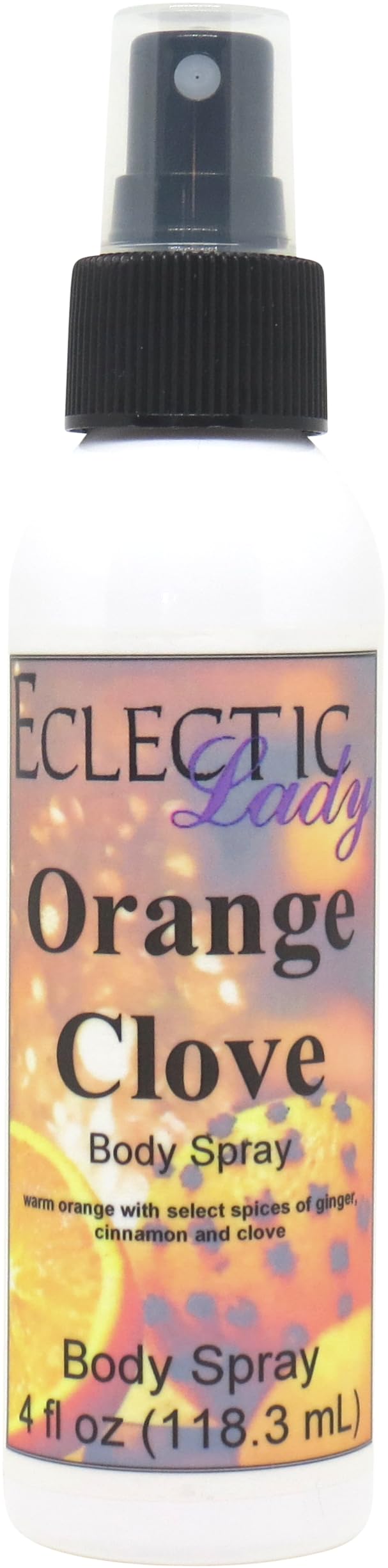 Orange Clove Body Spray, 4 ounces, Body Mist Original Strength Orange Clove 4 Fl Oz (Pack of 1)