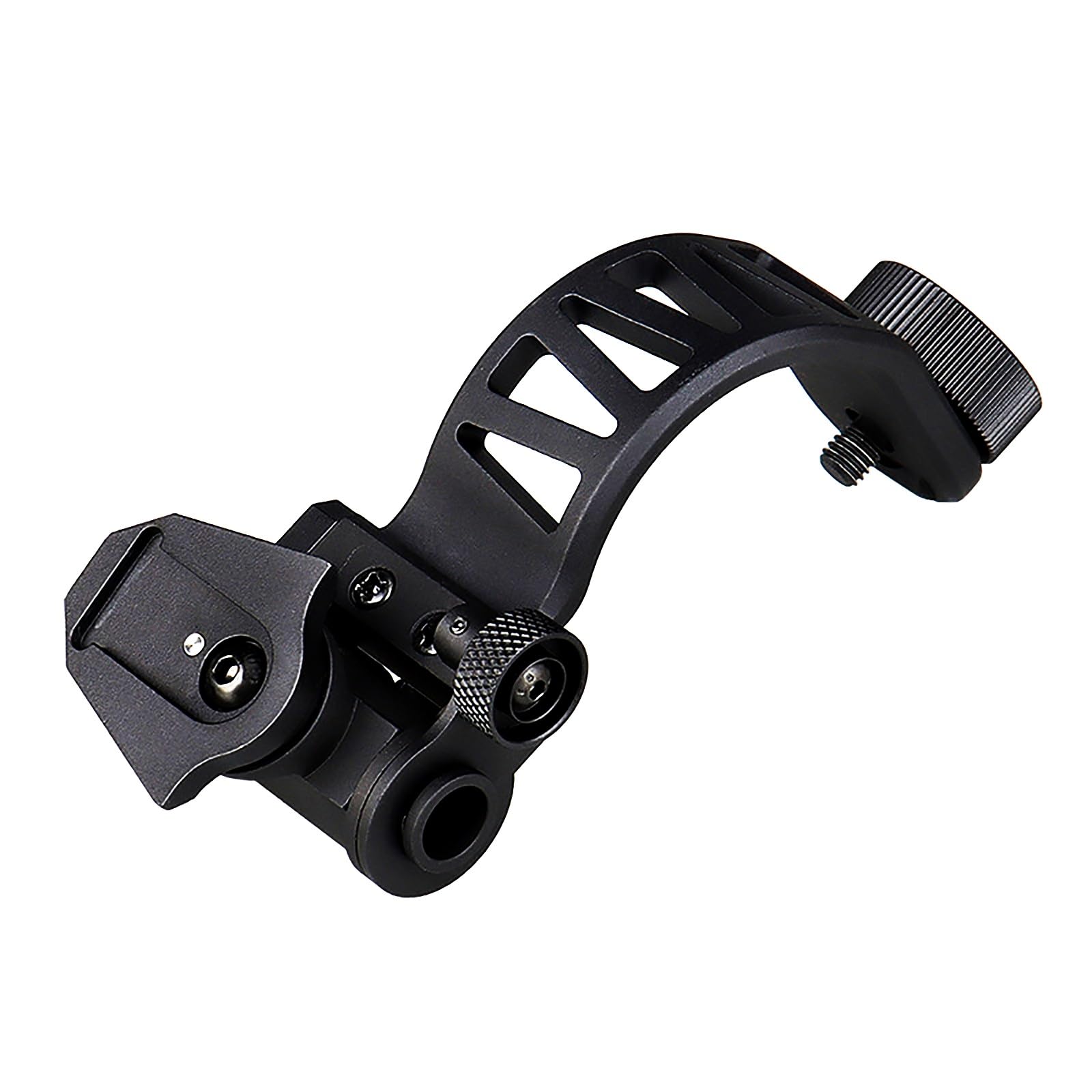 LEESEN Alloy PVS14 Night Vision J-Arm Mount,Rhino Mount All Aluminum Alloy Material,IC PVS-14 J Arm Adapter for Helmet Openwork Design with NVG Dovetail Shoe Or Bayonet Interface