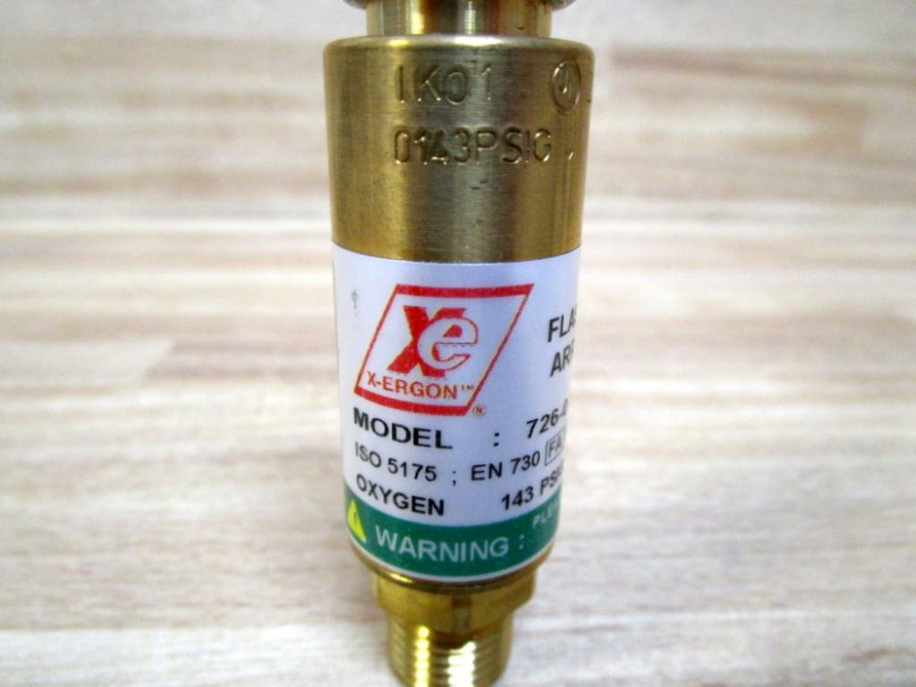 726-0-0135 Flashback Arrestor Regulator 72600135