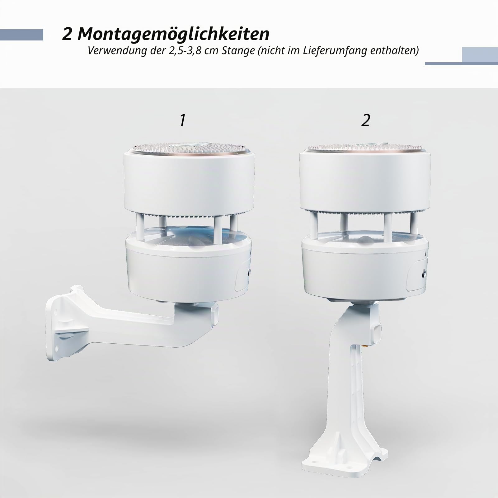 ECOWITT Funk-Wetterstation WS3912 mit 7,5 Zoll LCD-Display, Garten-Wetter-Sensor WS85 (Solarpanel/Regenmesser/Windgeschwindigkeits-/Richtungssensoren) + ein Außen-Temperatur-Feuchtigkeitssensor WN32