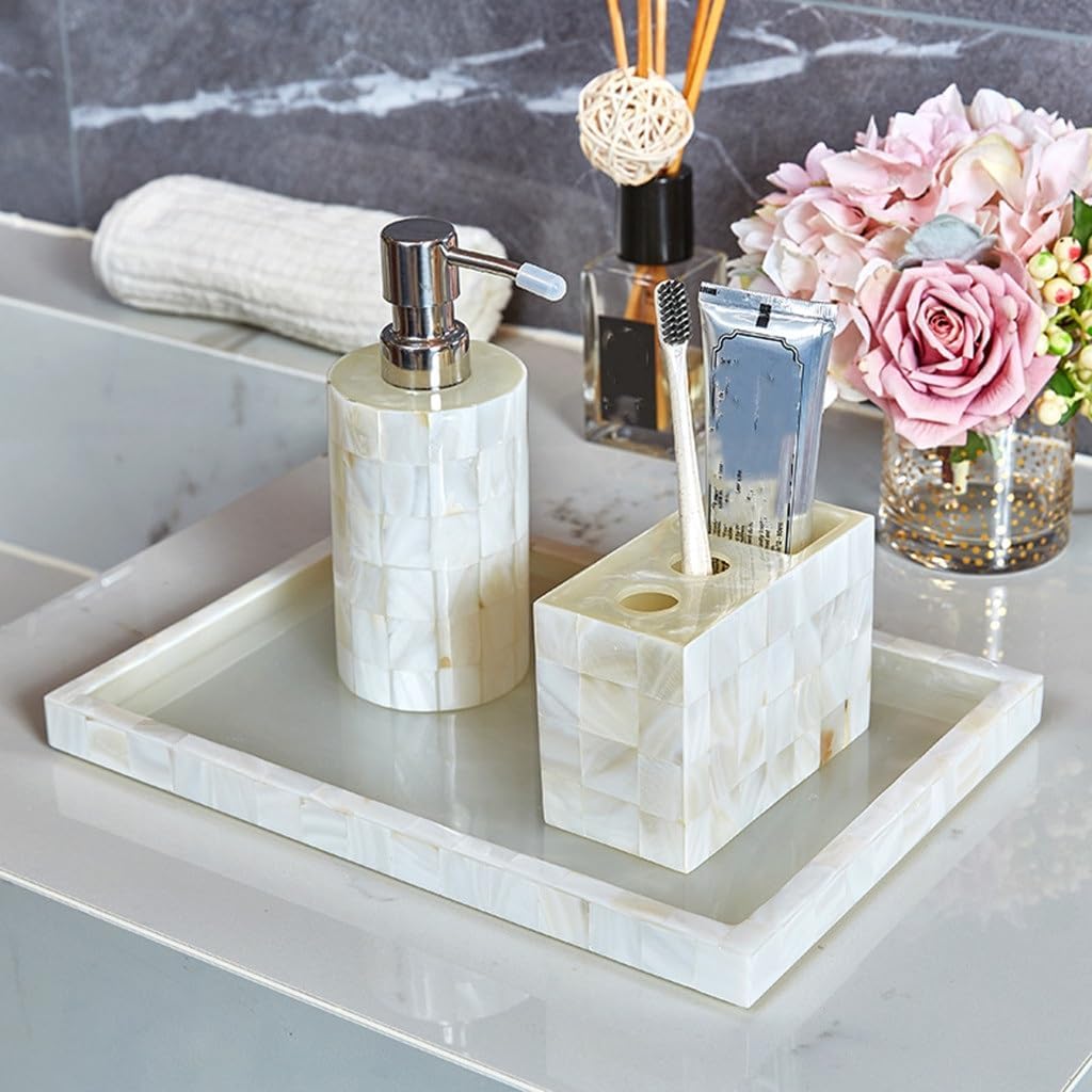 Sanitary Seven Piece Bathroom Wash Cup Set Hotel Model Room Bathroom Soft Decoration