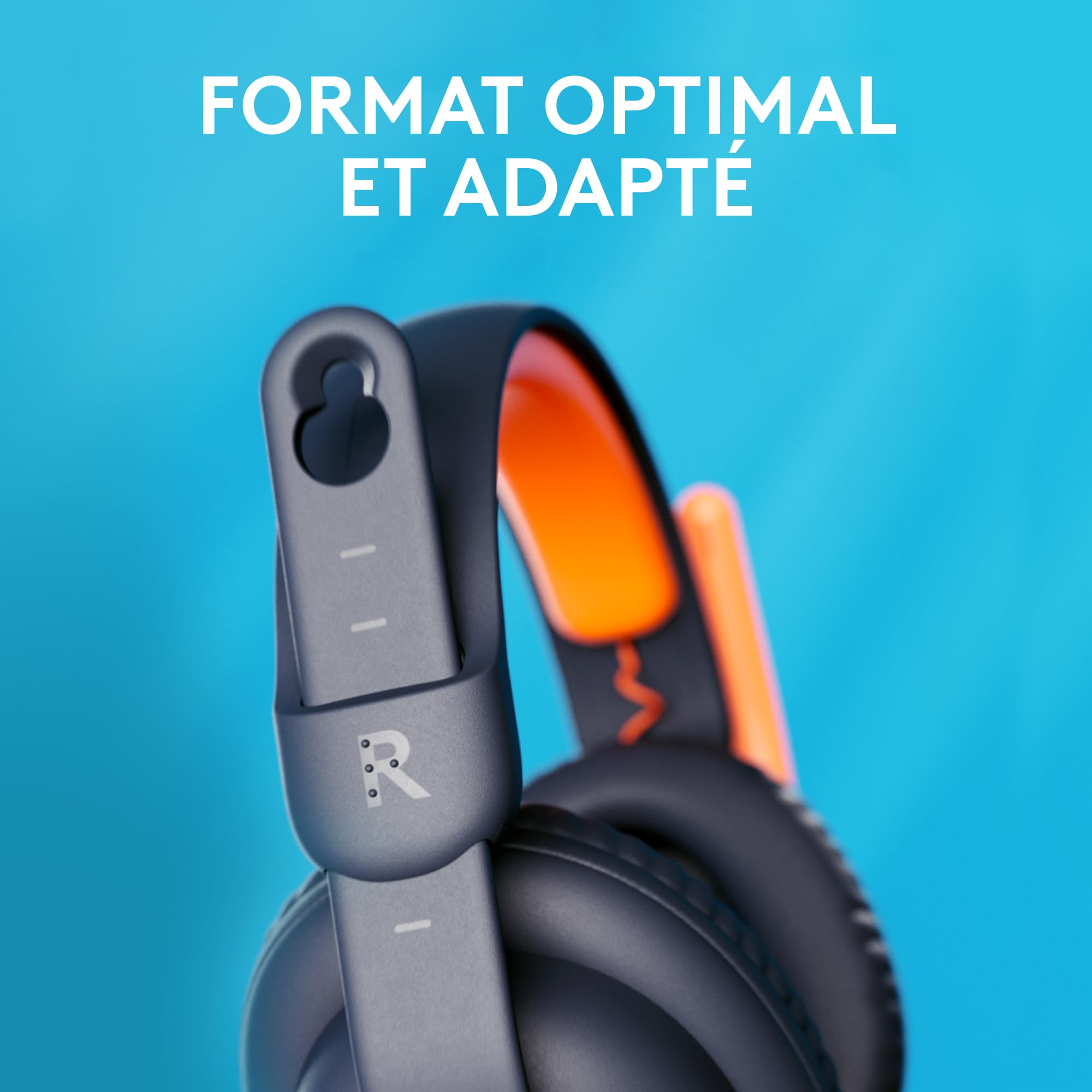 Logitech Zone Learn Casque Filaire avec Microphone pour Les élèves, Ajustement Confortable et réglable pour Les Enfants, Prise AUX 3,5 mm, pour Windows/MacOS/iPadOS/Android/Mobile - Over-Ear, Bleu
