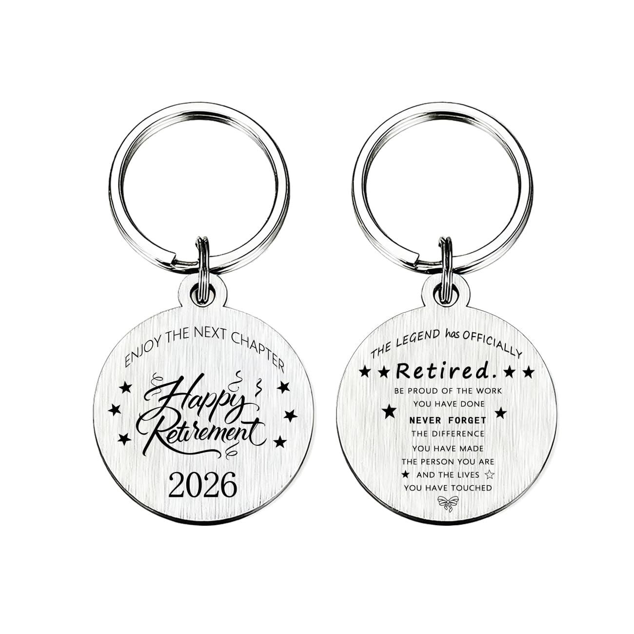 Tovii Unisex Retirement 2026 Gifts For Women Men Coworkers - The Legend Has Officially Retired Keyring Decorations