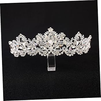 Amazon.co.jp: Beatifufu 2個 ブライダルクリスタルティアラ