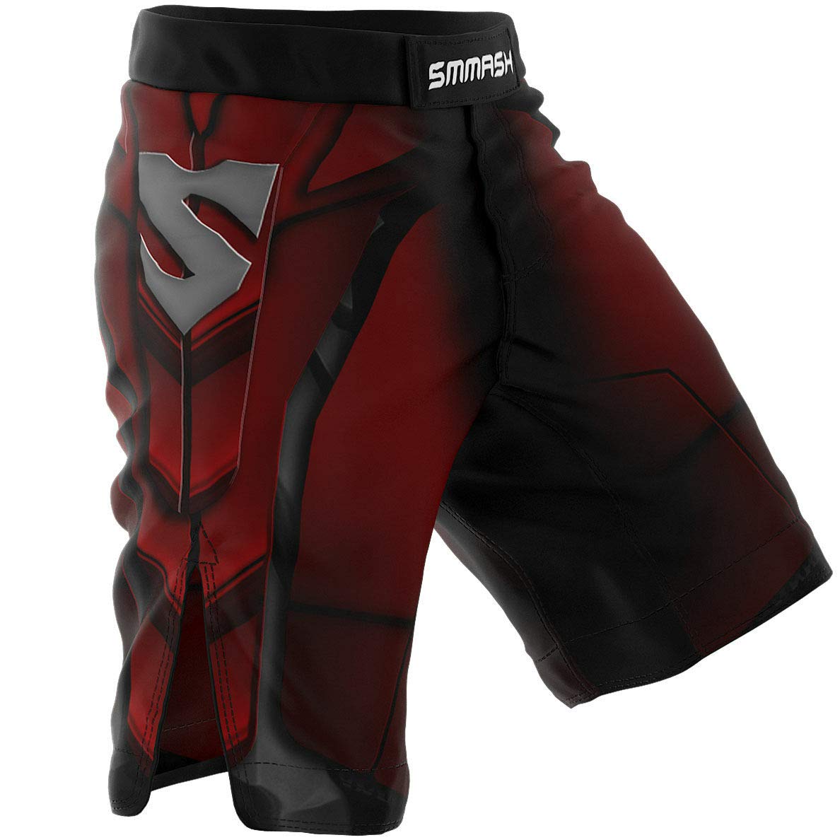 SMMASH Short D'entraînement Sport pour Homme Pantalon De Boxe Thaibox Muay Thai MMA Gym Fitness Respirant Fermeture Velcro Résistant