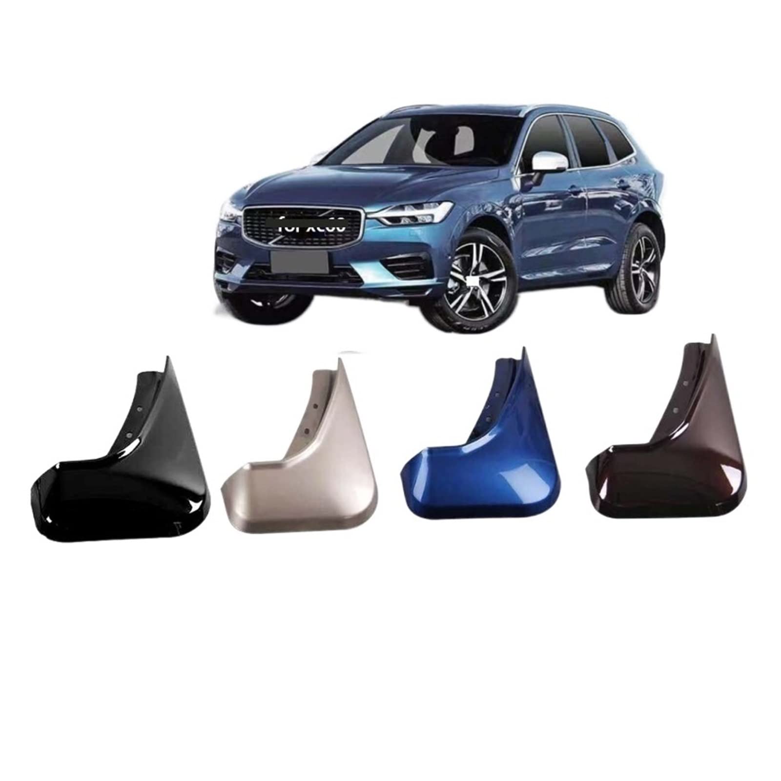 VOLVO XC60　純正マッドフラップ（フロント・リア用） VOLVO XC60 純正マッドフラップ（フロント・リア用） - メルカリ