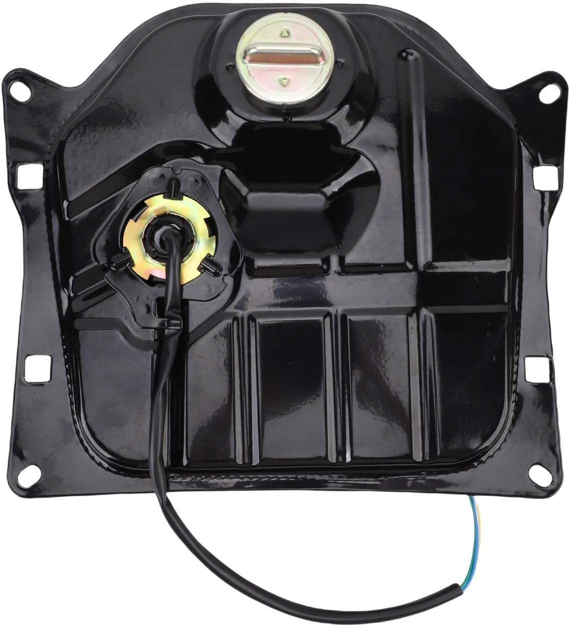 Heavy Duty Metal Motorcycle Gas Tank Replacement for Ruckus, NPS50, Chuckus, and GY6 Scooter Platform, Engineered for Optimal Performance and Durability with Stable Fuel Flow,