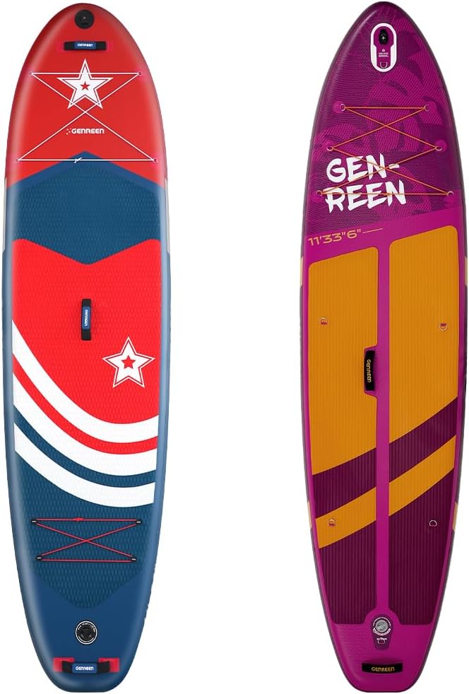 Monstera red and Navy Blue Red