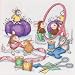 Dimensions Needlecrafts Counted Cross Stitch, Sew Busy