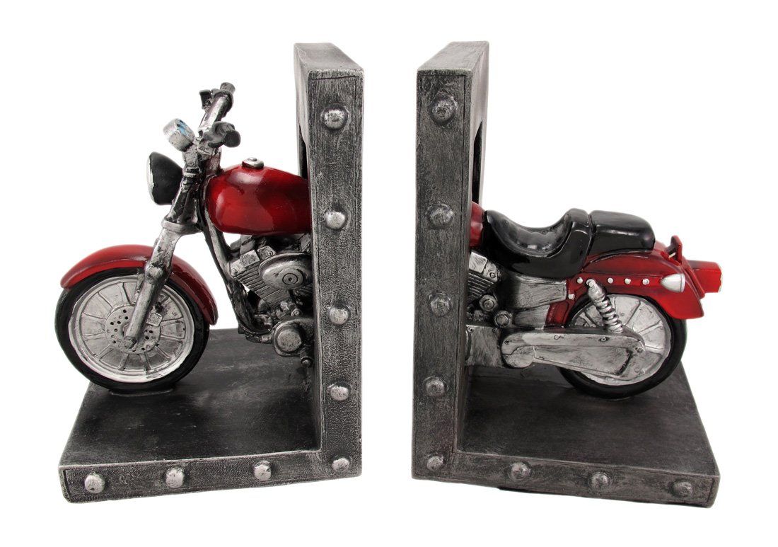CHOPPERED ENDS Cool Motorcycle Bookends Book Ends Amazon.in