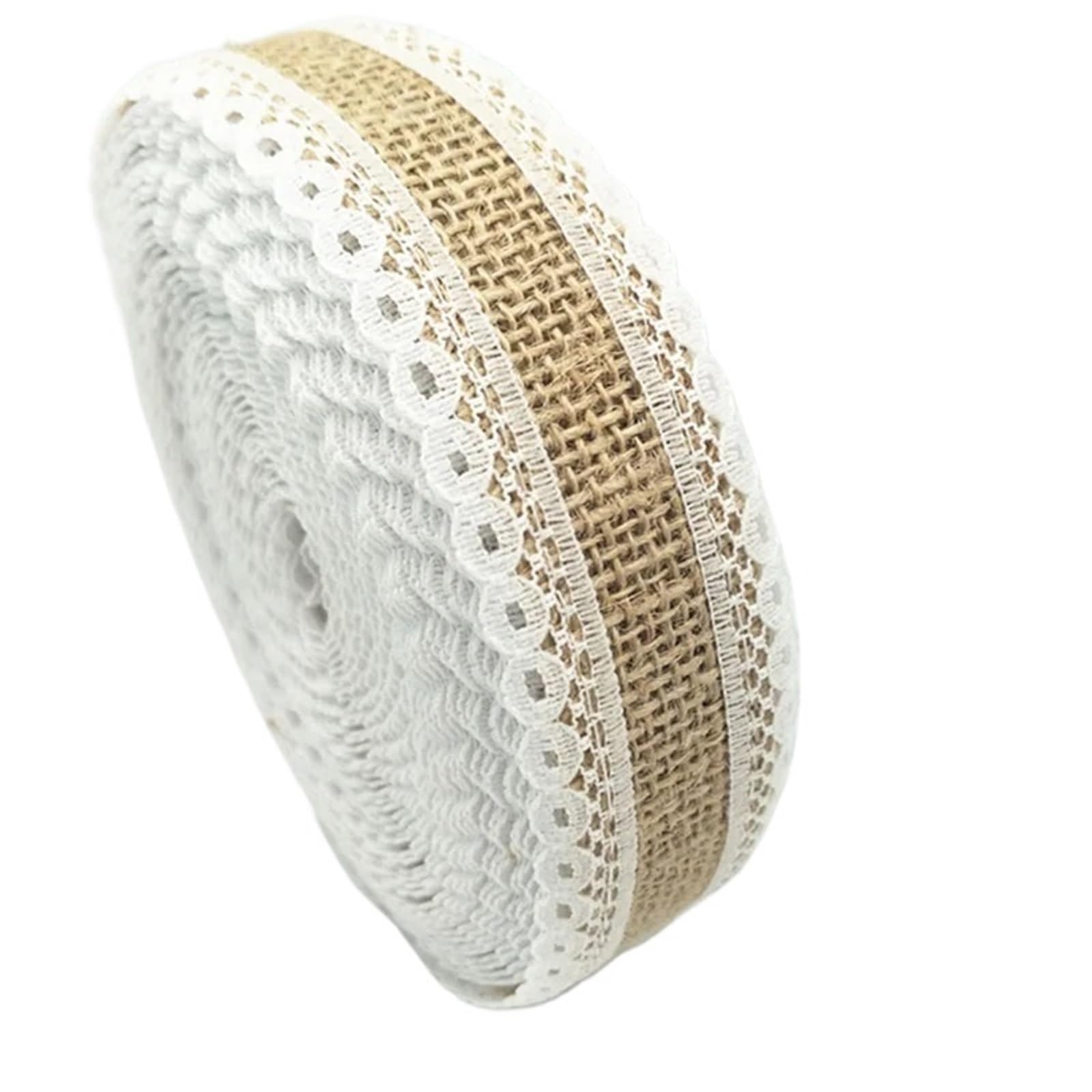 Hessian Roll 5m /Roll Natural Jute Burlap Lace Rolls Wedding Table Decoration Vintage Rustic