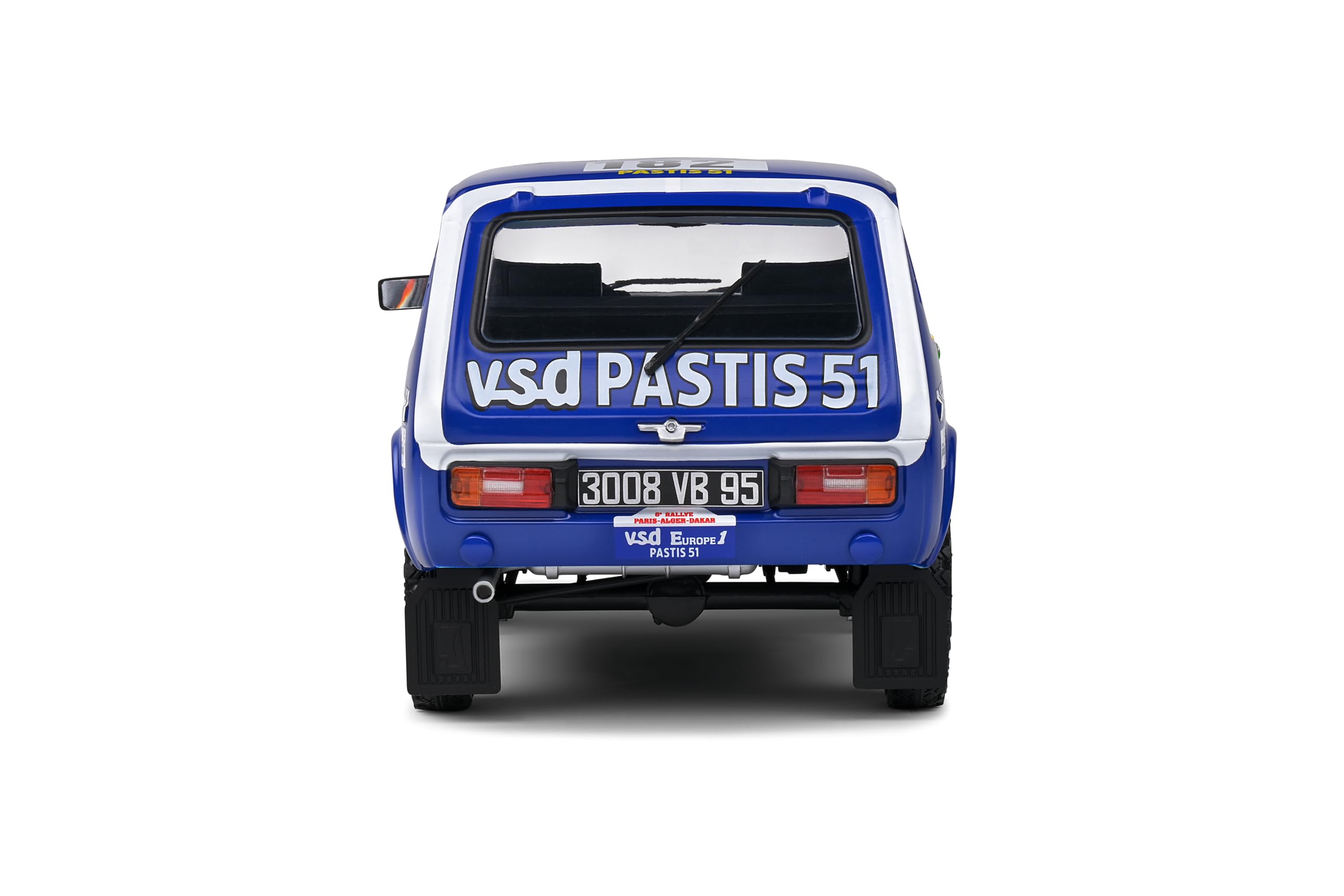1:18 LADA NIVA White #182 JABOUILLE/SARDOU Paris-Dakar 1984