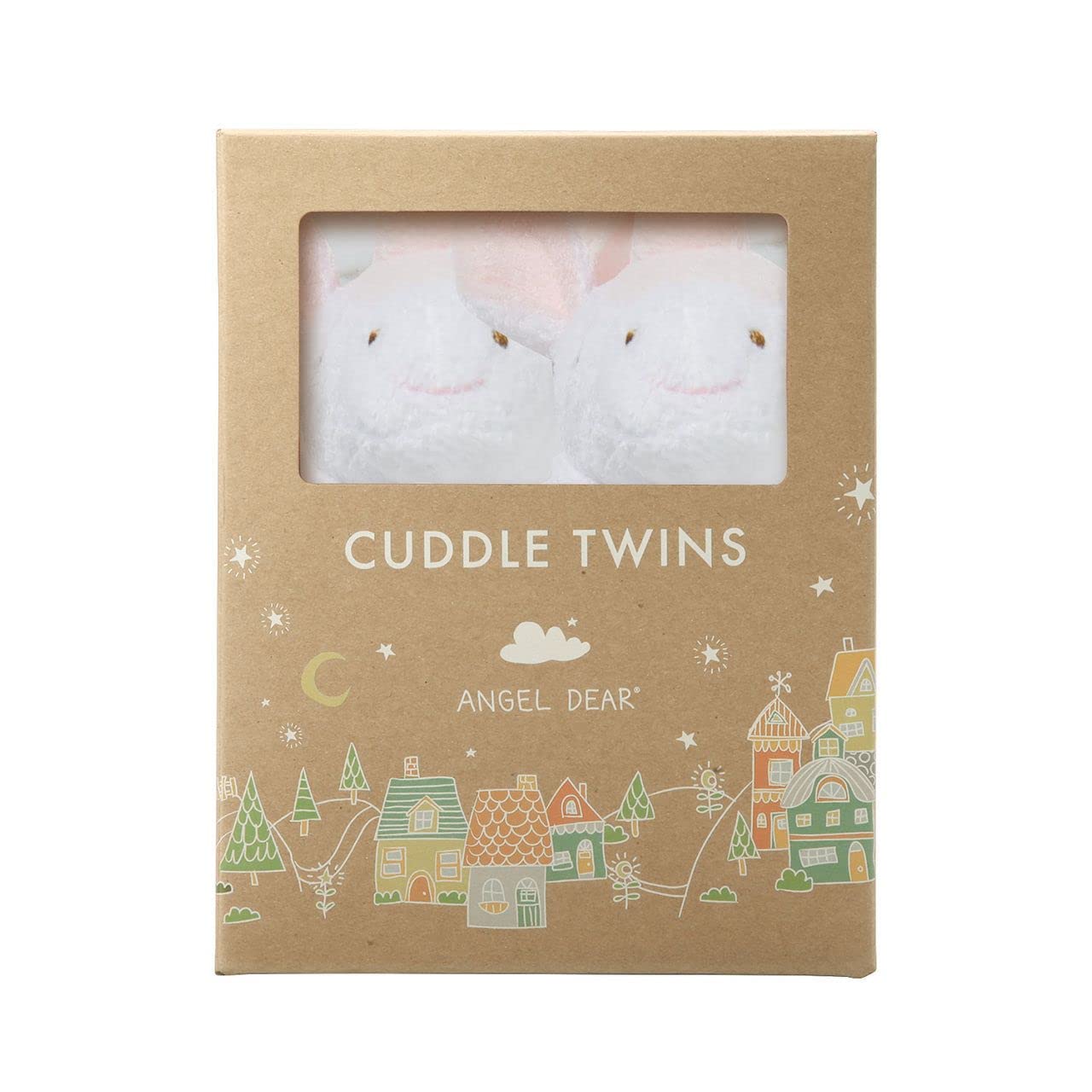 Angel Dear - White Unicorn, Cuddle Twins Set