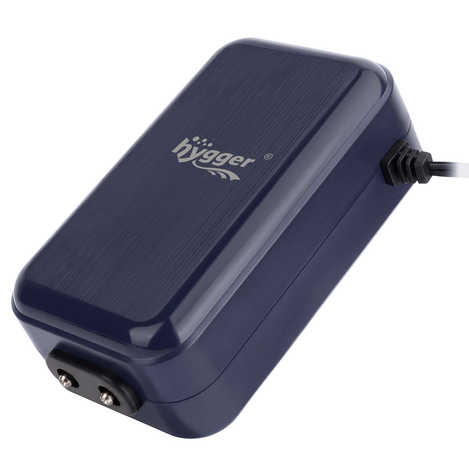 hygger Aquarium Air Pump,Adjustable Oxygen Pump，Silent Powerful Aerator Pump 2W/3W/4.5W/6W/ 1/2 Air Outlets Ultra for Up to 100 Gallon Tank