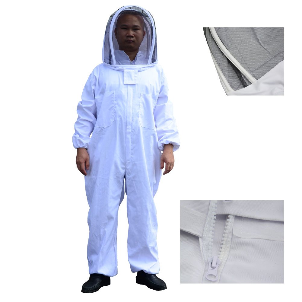 Veste apiculture avec voile rond protection abeilles XL