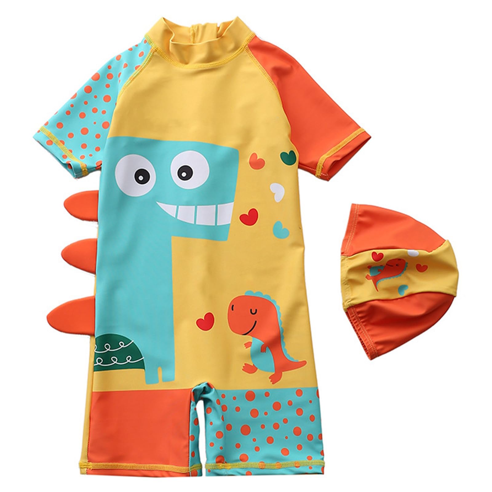 Combinaison maillot de bain enfant une pièce oversize et élastique