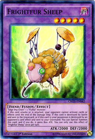 Amazon.com: YU-GI-OH! - Frightfur Sheep (CROS-EN042) - Crossed Souls - 1st  Edition