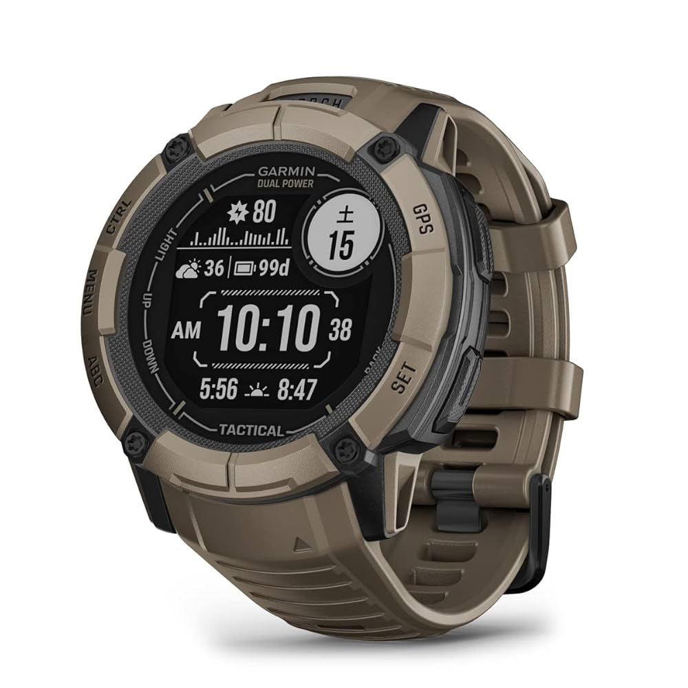 Amazon | ガーミン(GARMIN) Instinct 2X Dual Power Tactical