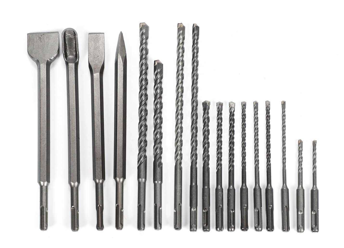 Amazon | 振動 17PCS ドリルビットセット ピックツール ハンマードリル