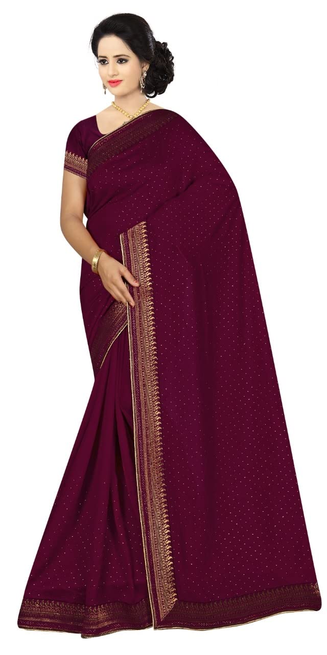chitrakshi saree vichitra lase border saree with blouse