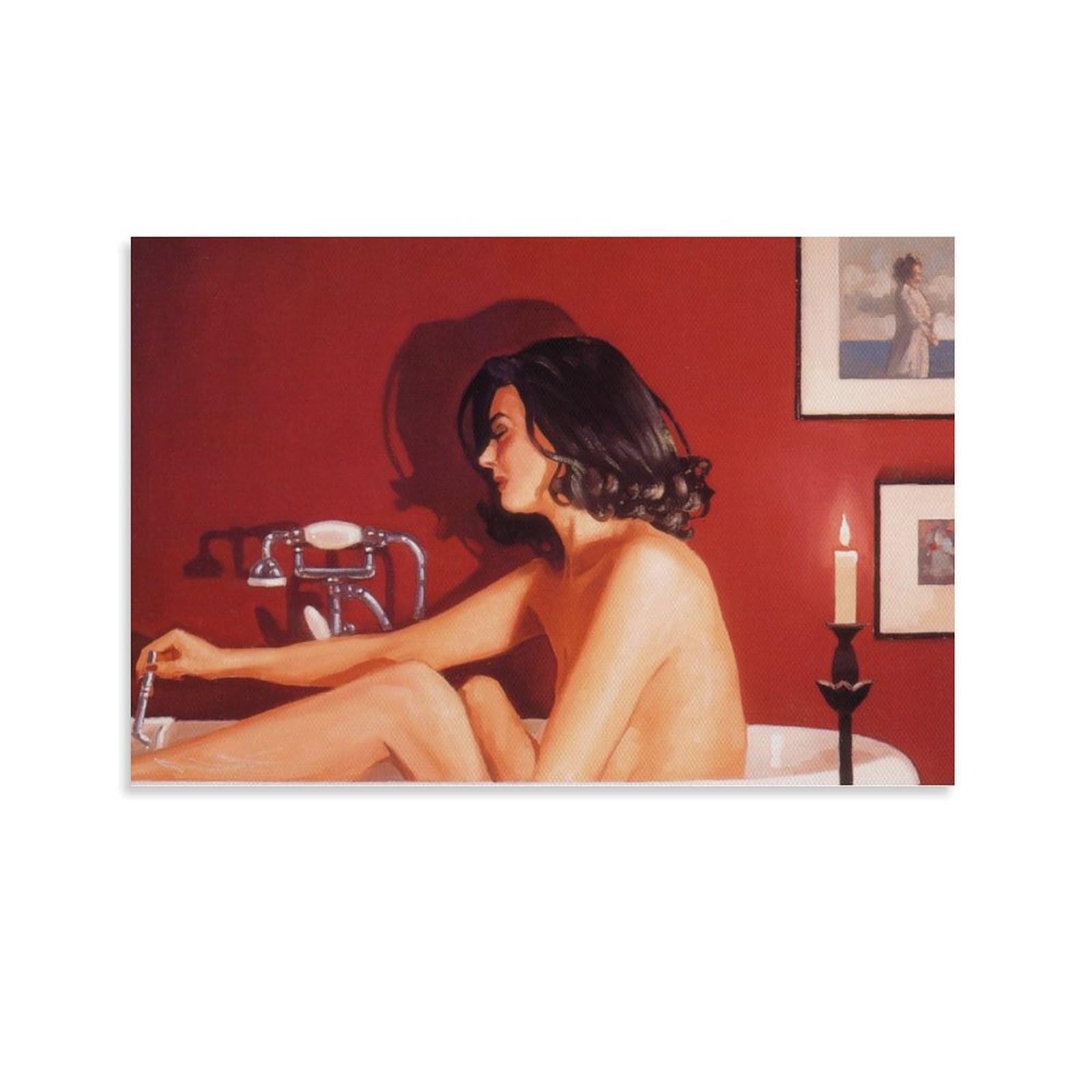 Prepare for A Night by jack_vettriano Wall Art Prints Poster Picture Print Canvas Poster Wall Paint Art Posters Decor Modern Home Artworks 12x18inch(30x45cm) — image 1