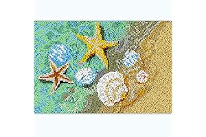 Seaside Beach Latch Hook Rug Kit