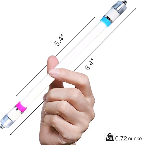 Miniatura 5 de Pen Spinning Mod Original Ivan Mod Buster CYL Peem Mod, bolígrafo giratorio con peso para principiantes, algodón de azúcar azul rosa agarre