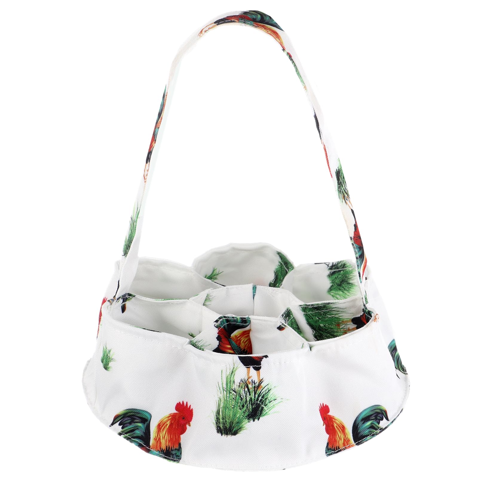 Homaisson Egg Bags,Egg Collecting Basket for Kids Funny with 7 Pockets for Fresh Eggs Egg Collector Egg Basket Basket for Farmhouse Chicken Hen Duck Goose Housewife Garden