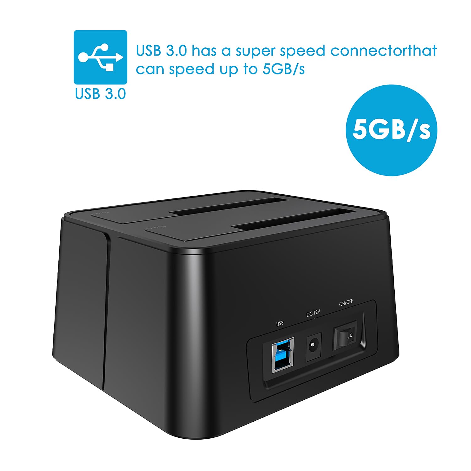 WAVLINKUSB3.0 デュアルベイドッキングステーション&HDD6.5GB Amazon.com: WAVLINK USB 3.0 Dual Bay SATA External Hard