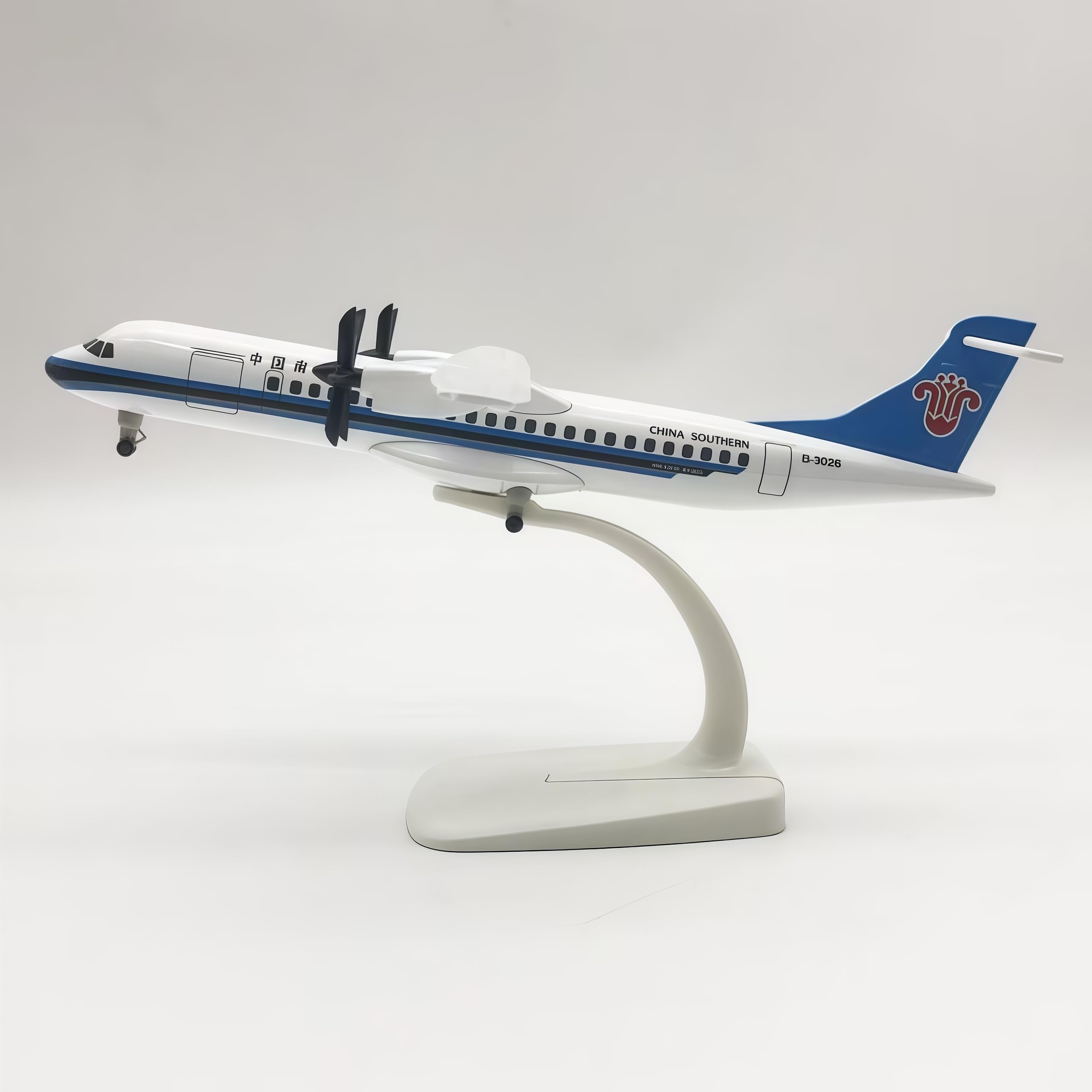 LGSRSNXHTX China Southern ATR 20cm Diecast Metal Airplane Model Aircraft Model With Stand For Aviation Enthusiast Gift,Model aircraft collection