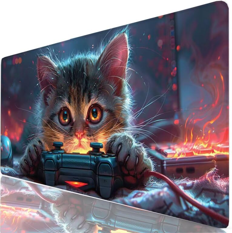 Tapis souris gaming imperméable à bords cousus et surface lisse ultra confortable XL H0-944