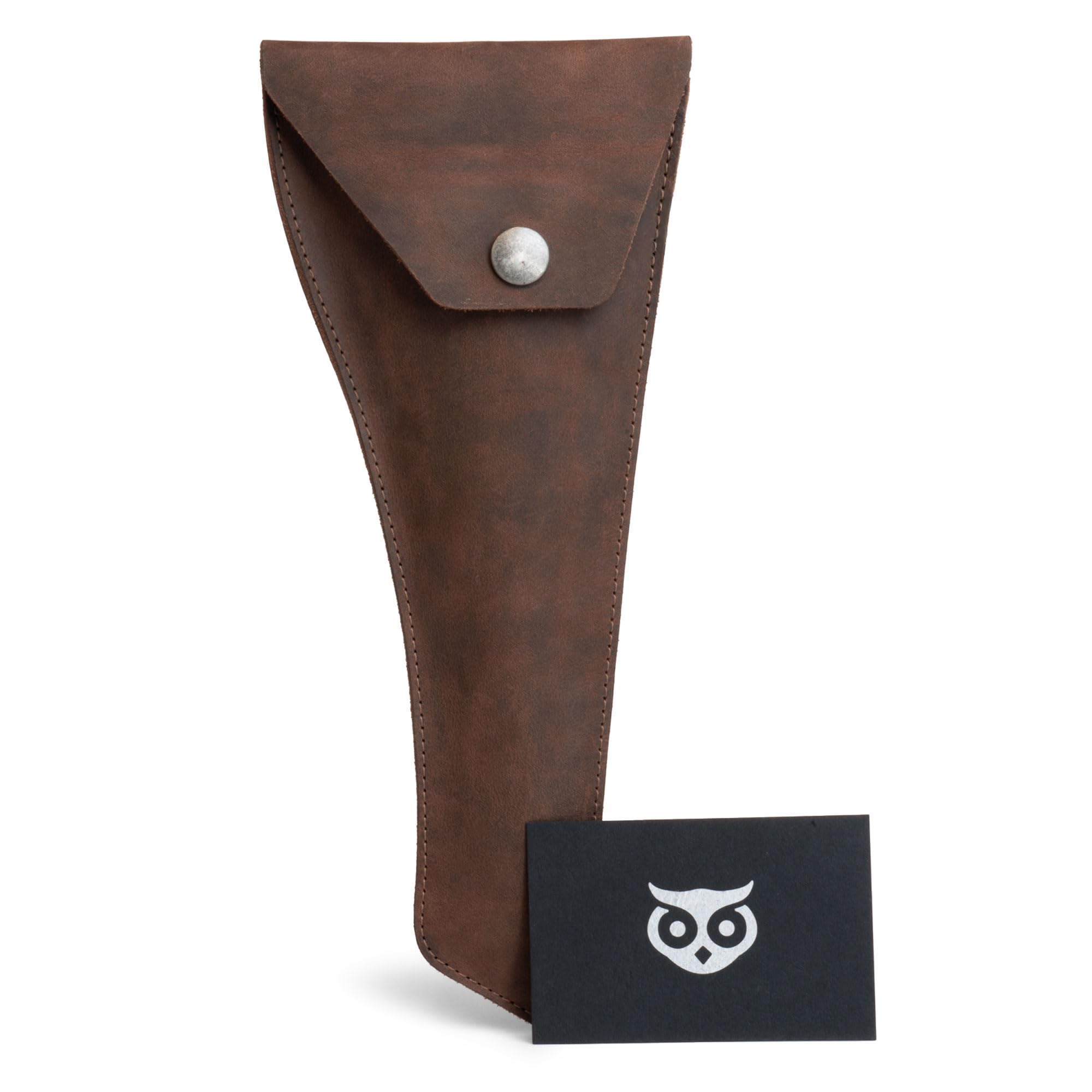 Hide & Drink, Manchon pour pied à coulisse - Étui à outils de mesure fait à la main en cuir pleine fleur - Marron bourbon