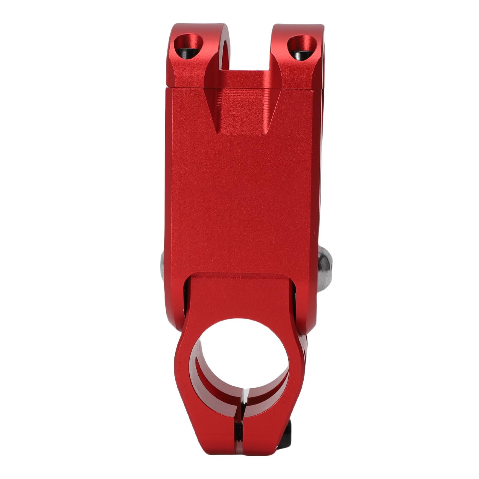 Attacco Manubrio per Bicicletta Rosso in Lega di Alluminio Ammortizzante Attacco Manubrio per Mountain Bike Bici da Strada Leggero Resistente e Stabile per Giri