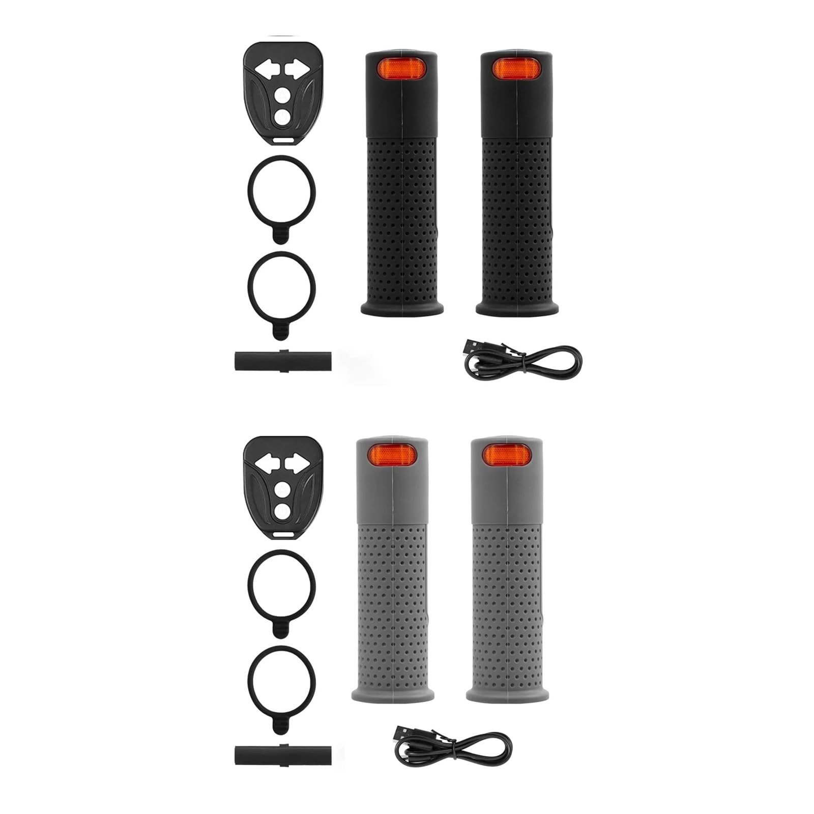 Poignées de trottinette électrique avec installation facile | Housse de poignée de trottinette électrique avec télécommande, poignée antidérapante imperméable et installation facile