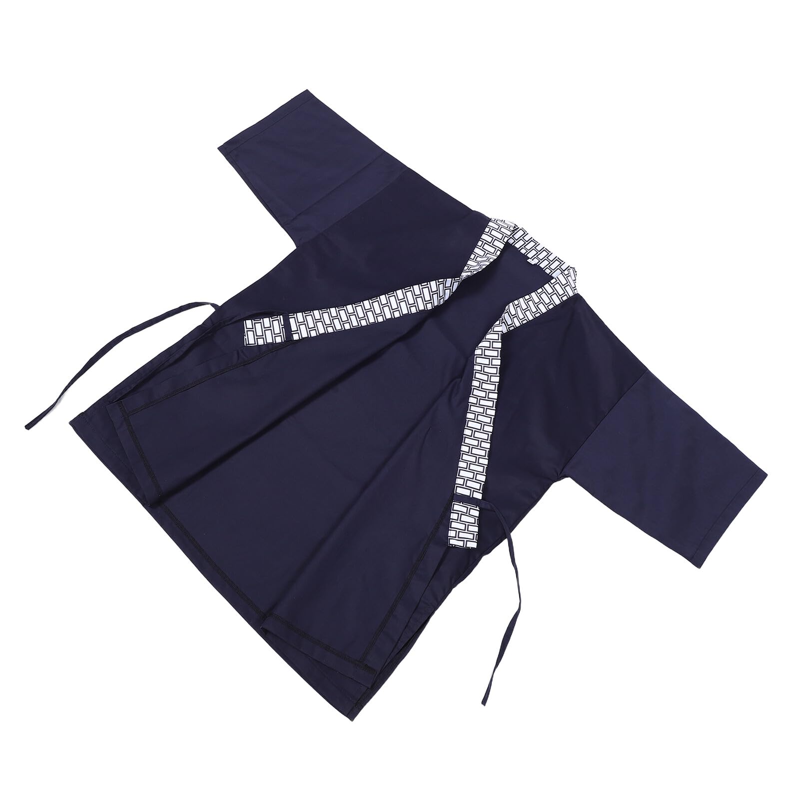 SHERCHPRY Giacca da Cuoco Giapponese Kimono Taglia l Cappotto da Chef Uniforme da Ristorante Giapponese Abbigliamento da Lavoro da Chef Uomo per Sushi Bar Servizio Cucina Professionale