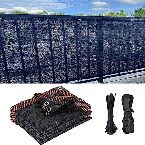 Abrotain Fence Privacy Screen Balcony Deck Fencing Cover 3'x9'9